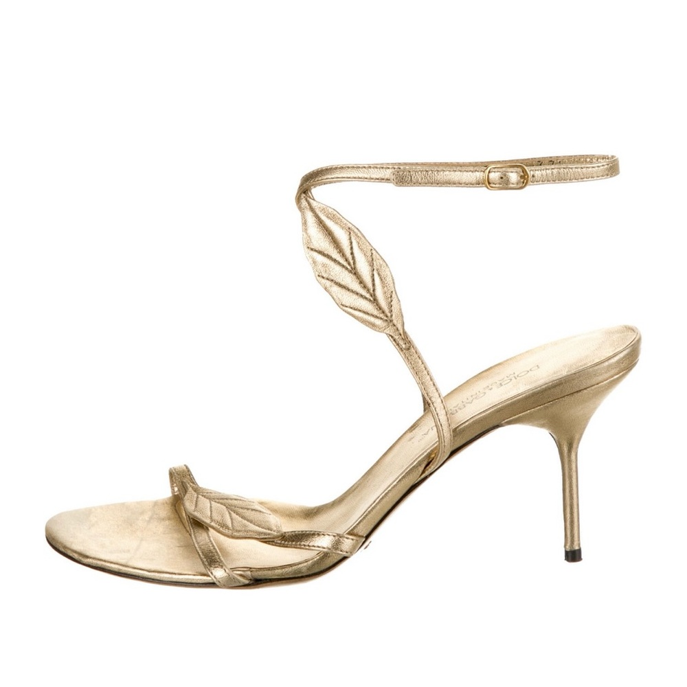 Dolce&Gabbaba gold Strappy sandal